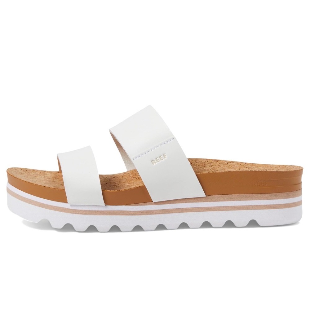 Reef Cushion Vista White Sandals Size 8 - Picture 3 of 8